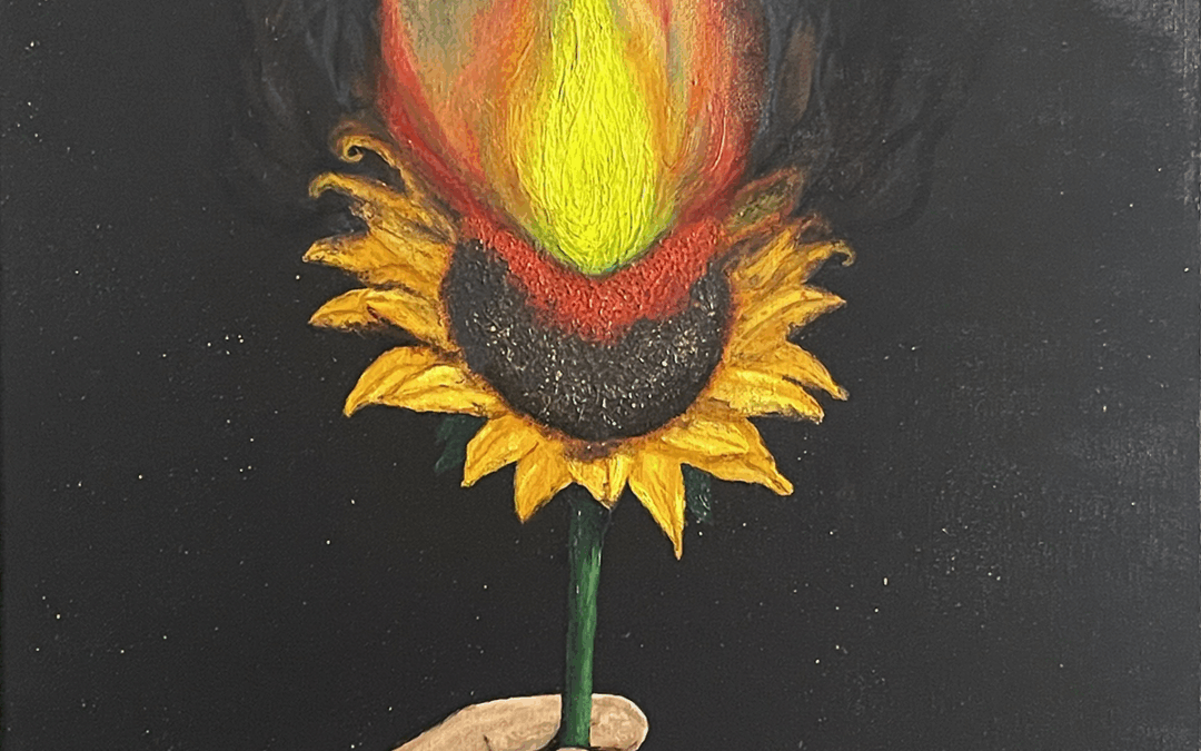 A Sunflower on Fire